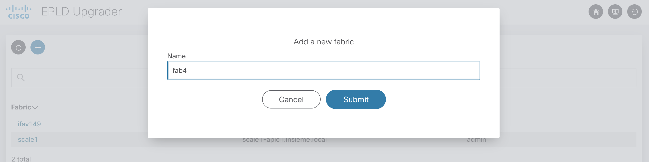 standalone-add-fabric